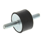 FIBET M6 Anti Vibration Mount, Male to Male Bobbin with 84.9kg Compression Load