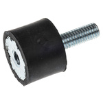 FIBET M6 Anti Vibration Mount, Male to Female Bobbin with 43.8kg Compression Load