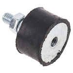 FIBET M6 Anti Vibration Mount, Male to Female Bobbin with 46.2kg Compression Load