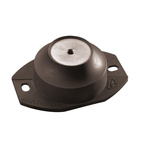Paulstra Hutchinson Cylindrical M16 Anti Vibration Mount, Female Buffer Foot