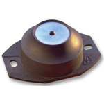 Paulstra Hutchinson Cylindrical M6 Anti Vibration Mount, Female Buffer Foot