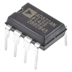 AD822ANZ Analog Devices, Op Amp, RRO, 1.8MHz, 6 → 28 V, 8-Pin PDIP