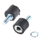 FIBET M4 Anti Vibration Mount, Male to Female Bobbin with 11.7kg Compression Load