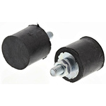 FIBET Cylindrical M4 Anti Vibration Mount, Male Buffer Foot with 22.8kg Compression Load