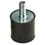 FIBET M8 Anti Vibration Mount, Male Buffer Foot with 63kg Compression Load