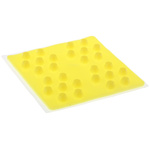 Taica 100mm Anti-Vibration Pad SN-2 2kg Silicone +200°C -40°C 100 x 100 x 7mm 7mm
