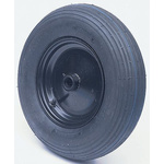 RS PRO Black Rubber Shock Absorbing Trolley Wheel, 305kg