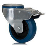 RS PRO Braked Swivel Castor Wheel, 180kg Capacity, 100mm Wheel