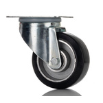 RS PRO Swivel Castor Wheel, 150kg Capacity, 100mm Wheel