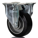 RS PRO Fixed Castor Wheel, 150kg Capacity, 100mm Wheel