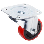 RS PRO Swivel Castor Wheel, 90kg Capacity, 80mm Wheel