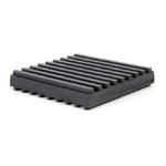 RS PRO 100mm Anti-Vibration Pad 250psi Nitrile +100°C -50°C 100 x 100mm 21mm