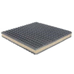 100mm Anti Vibration Mat 75psi Cork +100°C -50°C 100 x 100mm 22mm