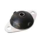 Paulstra Hutchinson Polyflex Hemisphere Anti Vibration Mount with 5daN Compression Load