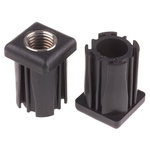RS PRO Square Nylon Tube Insert, 500kg Static Load Capacity