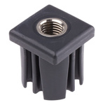 RS PRO Square Nylon Tube Insert, 1200kg Static Load Capacity