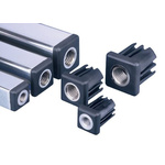 Nu-Tech Engineering Square Nylon Tube Insert, M12, 1200kg Static Load Capacity