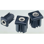 Nu-Tech Engineering Square Nylon Tube Insert, 500kg Static Load Capacity