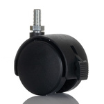 RS PRO Swivel Castor Wheel, 50kg Capacity, 50mm Wheel