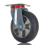 RS PRO Swivel Castor Wheel, 460kg Capacity, 200mm Wheel