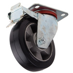 RS PRO Braked Swivel Castor Wheel, 330kg Capacity, 160mm Wheel