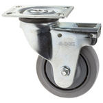 RS PRO Swivel Castor Wheel, 75kg Capacity, 100mm Wheel