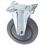 RS PRO Fixed Castor Wheel, 90kg Capacity, 125mm Wheel