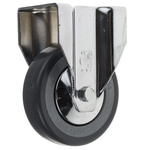 RS PRO Fixed Castor Wheel, 50kg Capacity, 80mm Wheel