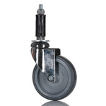 RS PRO Swivel Castor Wheel, 60kg Capacity, 100mm Wheel