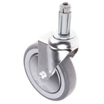 RS PRO Swivel Castor Wheel, 100kg Capacity, 125mm Wheel