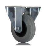 RS PRO Fixed Castor Wheel, 70kg Capacity, 100mm Wheel