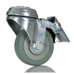 RS PRO Braked Swivel Castor Wheel, 50kg Capacity, 50mm Wheel