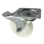 Flexello Braked Swivel Castor Wheel, 250kg Capacity, 100mm Wheel