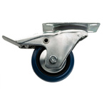 Guitel Hervieu Braked Swivel Castor Wheel, 80kg Capacity, 80mm Wheel