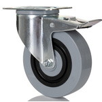 Tente Braked Swivel Castor Wheel, 400kg Capacity, 125mm Wheel