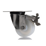 LAG Braked Swivel Castor Wheel, 150kg Capacity, 80mm Wheel