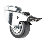 Guitel Hervieu Braked Swivel Castor Wheel, 40kg Capacity, 50mm Wheel
