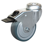 Guitel Hervieu Braked Swivel Castor Wheel, 70kg Capacity, 100mm Wheel