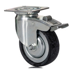 Tente Braked Swivel Castor Wheel, 55kg Capacity, 75mm Wheel