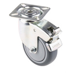 Tente Braked Swivel Castor Wheel, 75kg Capacity, 75mm Wheel