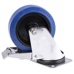 LAG Braked Swivel Castor Wheel, 180kg Capacity, 125mm Wheel