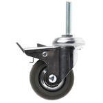 Guitel Hervieu Braked Swivel Castor Wheel, 70kg Capacity, 80mm Wheel