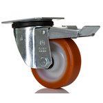 LAG Braked Swivel Castor Wheel, 200kg Capacity, 100mm Wheel