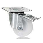 LAG Braked Swivel Castor Wheel, 120kg Capacity, 80mm Wheel