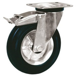 LAG Braked Swivel Castor Wheel, 60kg Capacity, 80mm Wheel