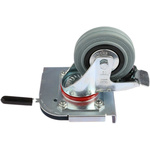 Zarges Braked Swivel Castor Wheel, 90kg Capacity, 100mm Wheel