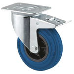 Tente Braked Swivel Castor Wheel, 70kg Capacity, 80mm Wheel