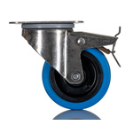 Tente Braked Swivel Castor Wheel, 160kg Capacity, 100mm Wheel