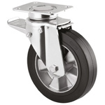 Tente Braked Swivel Castor Wheel, 300kg Capacity, 125mm Wheel