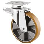 Tente Braked Swivel Castor Wheel, 600kg Capacity, 160mm Wheel